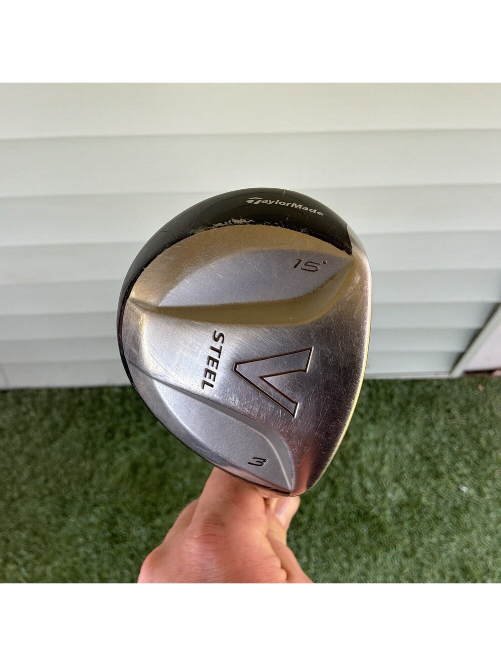 Taylormade V Steel 3 Fairway Wood 15* MAS2 Flex R Ultralite Graphite RH